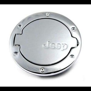 Jeep chrome gas cover